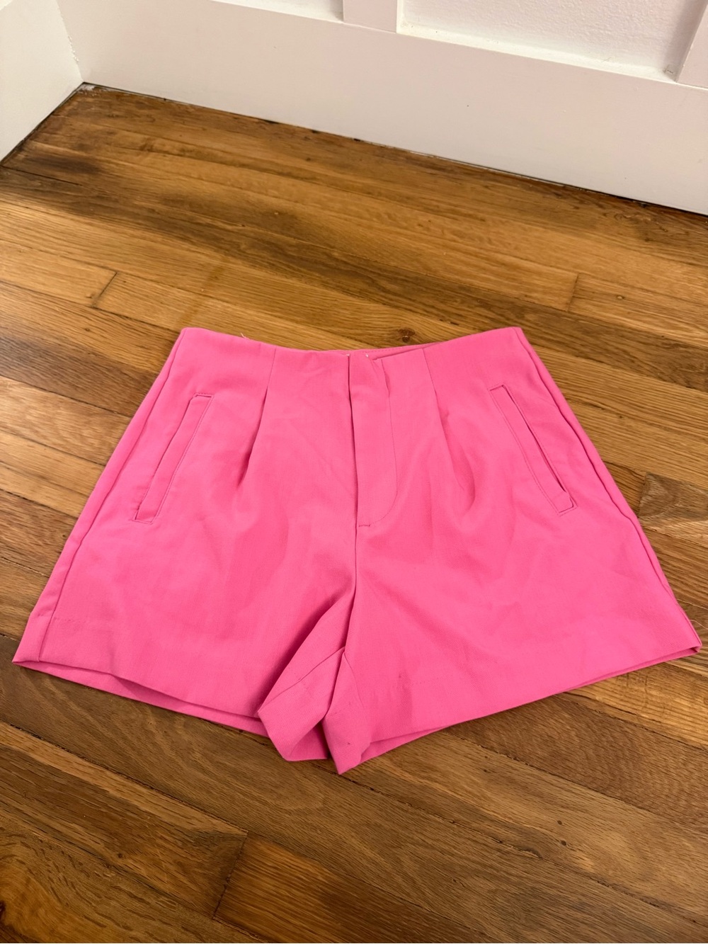 a new day Hot Pink High-Waist Tailored Shorts